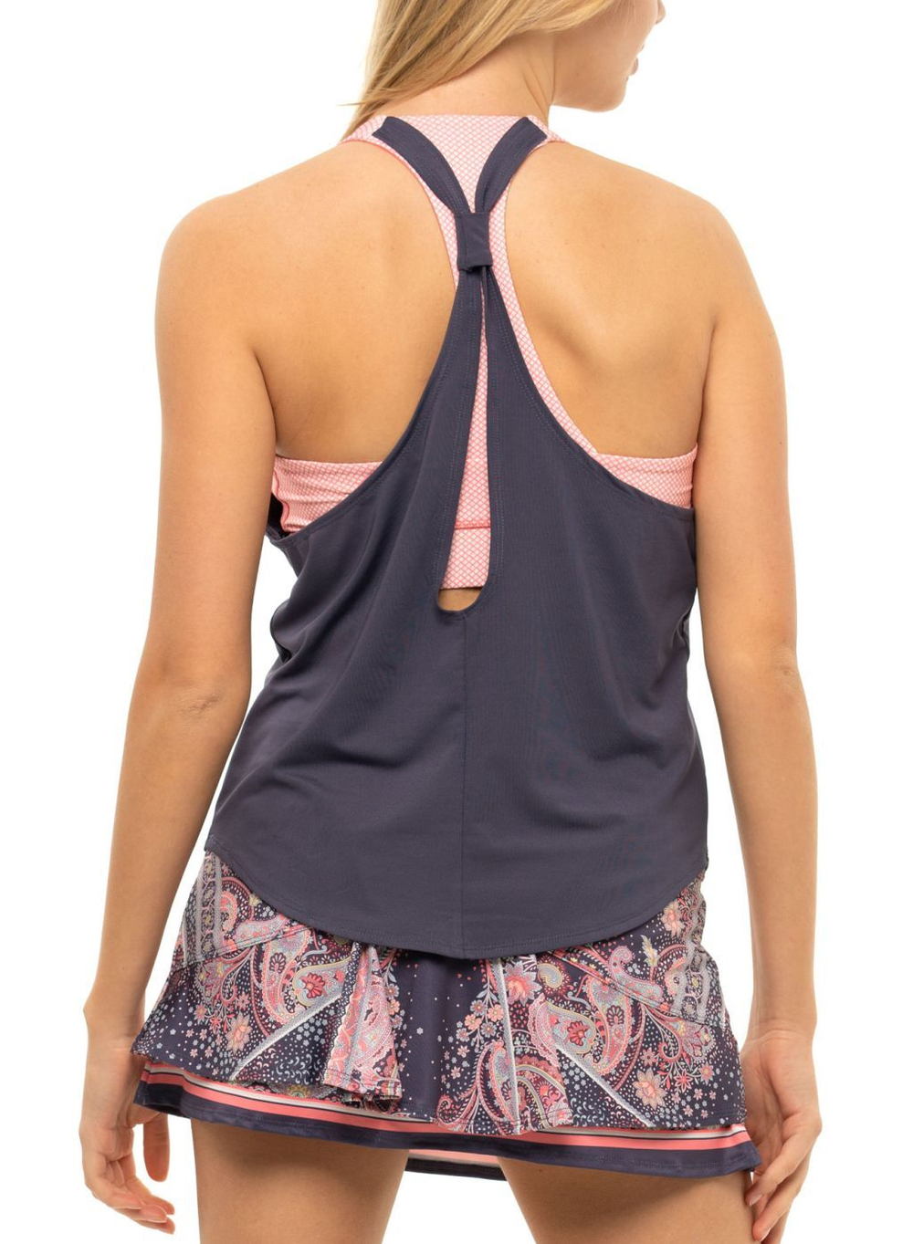 Женский топ теннисный Lucky in Love Patch Me If You Can Floral Blush Bralette Tank Top - Фиолетовый