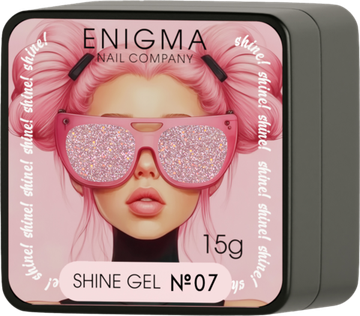 Гель для наращивания ENIGMA Shine gel 07 15g.