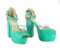Босоножки из кожи питона SH-116