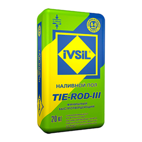 Универсальная смесь пол наливной Ivsil Tie-Rod III самовыравнивающийся 20 кг