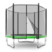 Батут UNIX Line Simple 8 ft (244 см) с внешней защитной сеткой, зеленый