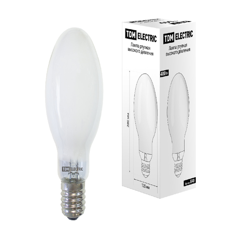 Лампа ртутная высокого давления ДРЛ 400 Вт Е40 TDM SQ0325-0010