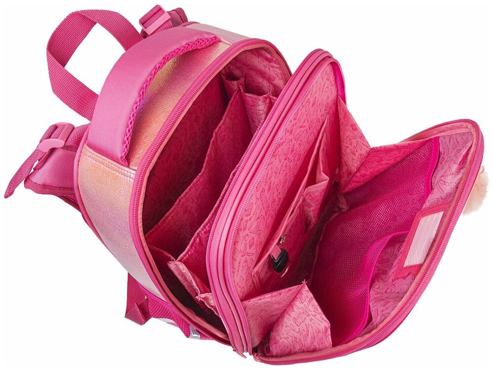 Ранец BRAUBERG SHINY, 2 отделения, "Honey bunny", 36х28х14 см, 270695