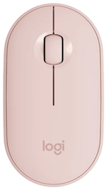 Беспроводная компактная мышь Logitech Pebble M350, светло-розовый