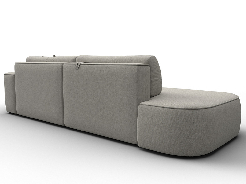 Диван угловой Лига-065 угол правый РОГОЖКА Амур 02 бежевый