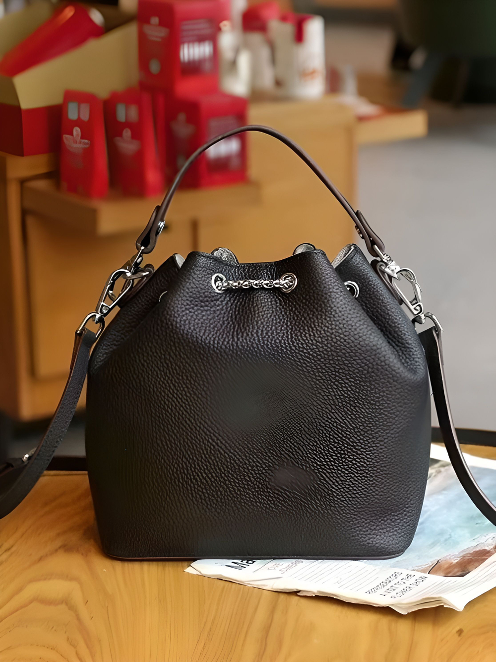 сумка женская натуральная кожа через плечо кросс боди маленькая