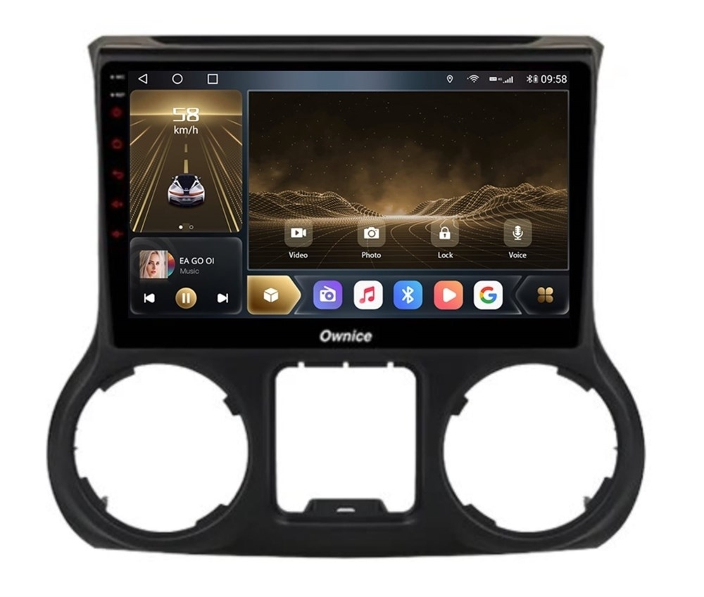 Штатная магнитола OWNICE OL-1258-1-P для Jeep Wrangler 2010-2015 на Android 10.0