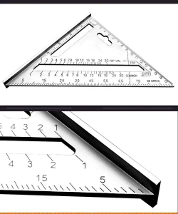 TUOSEN Линейка/угольник 260мм х 180мм, Алюминий