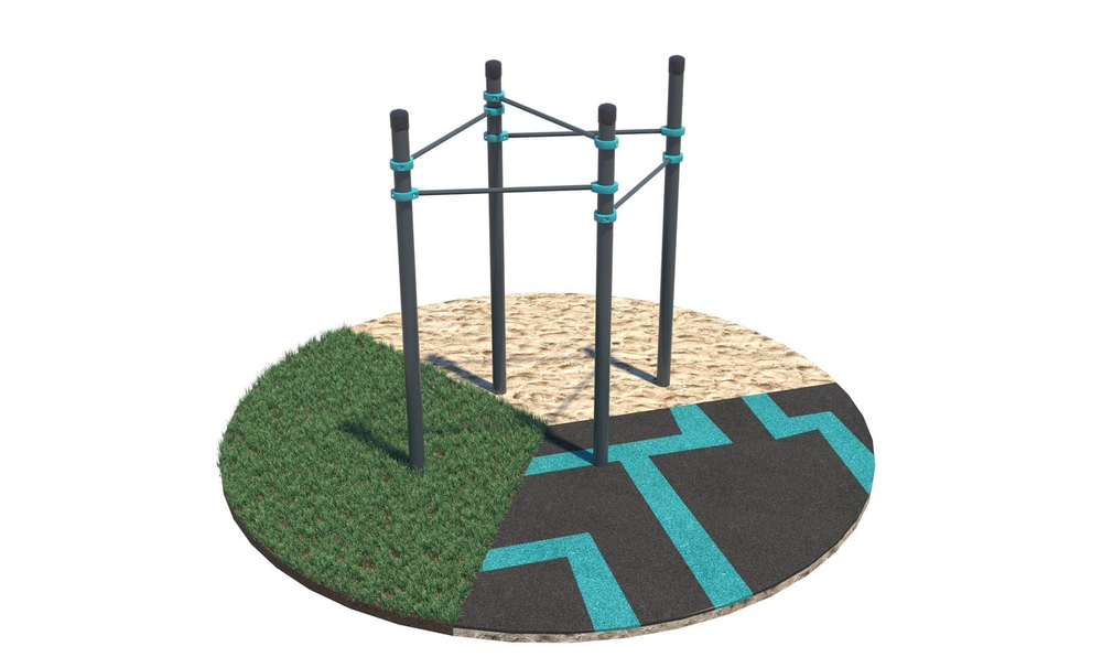 Воркаут-комплекс из 5 турников K-017