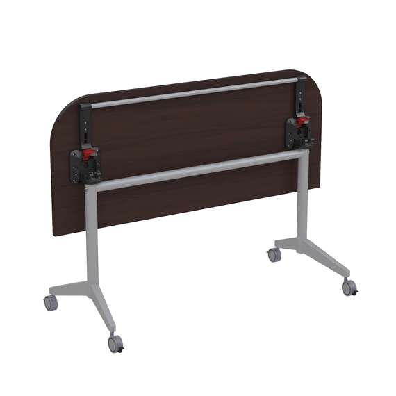 8ФСРР.102 Складной радиусный стол-трансформер с фиксаторами (1450*600*750)