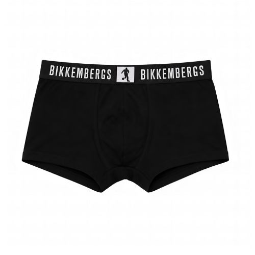 Набор мужских трусов боксеров 2в1 (черные, белые) Bikkembergs BKK42UTR17BI