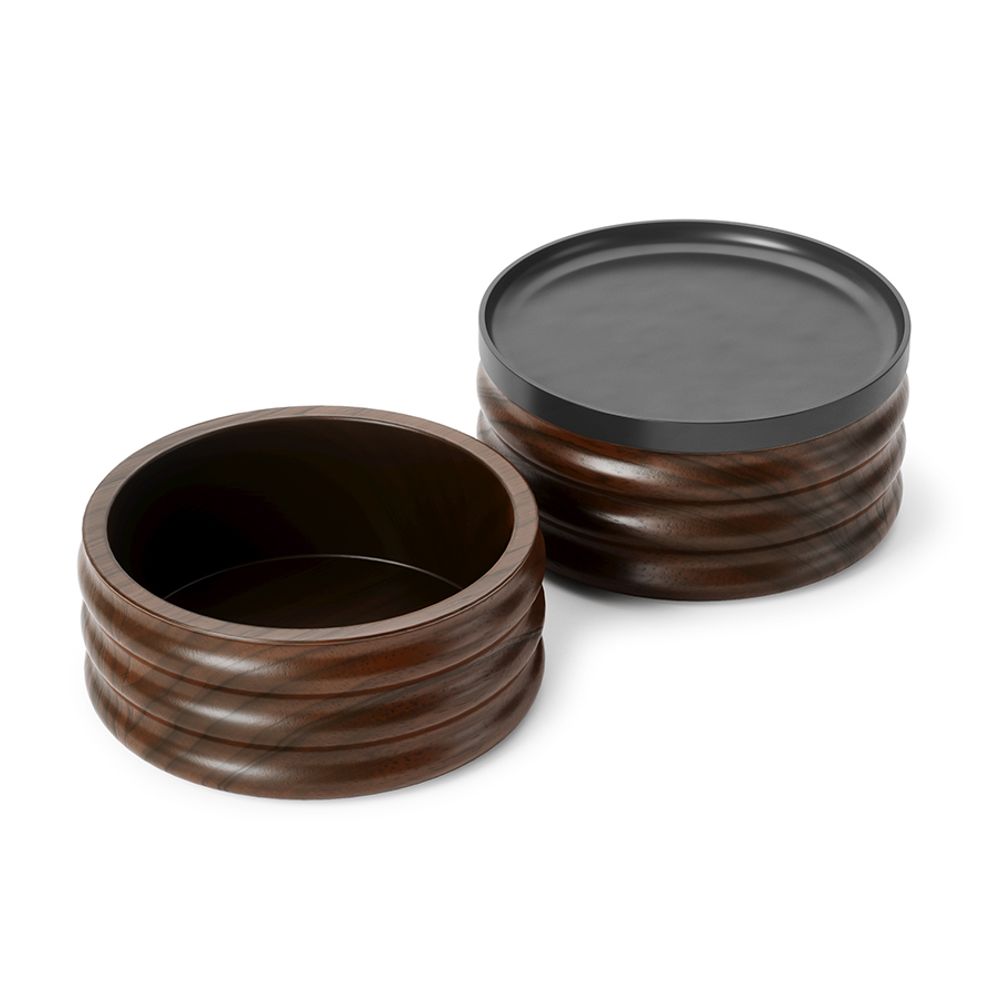 Шкатулка для украшений Tesora, черный орех