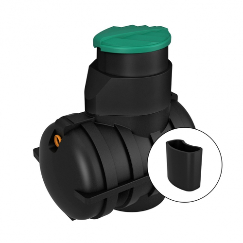 Септик "Rostok" Дачный с насосным отсеком ЭкоПром(1680x1115x1840см;93кг;Черный) - арт.557108