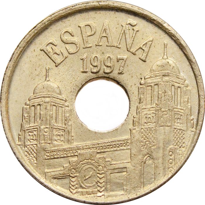 25 песет 1997 Испания «Мелилья»
