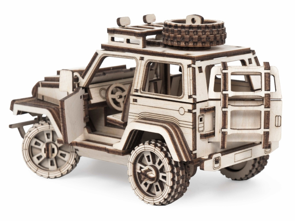 Сборная модель из дерева Lemmo Внедорожник "Трикс"