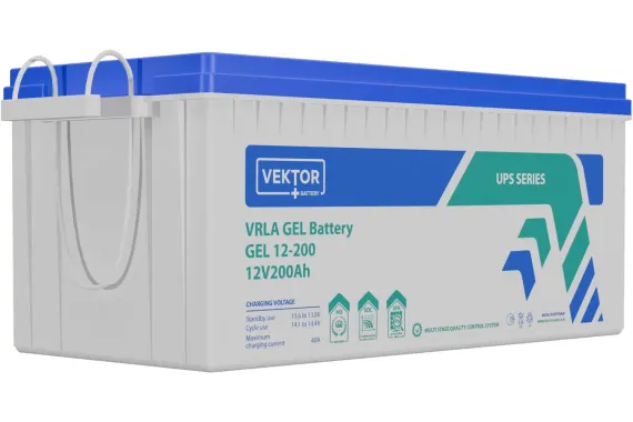 Комплект ИБП Stark 5000 online + гелевый аккумулятор VEKTOR BATTERY GEL 12-200, 200 Ач