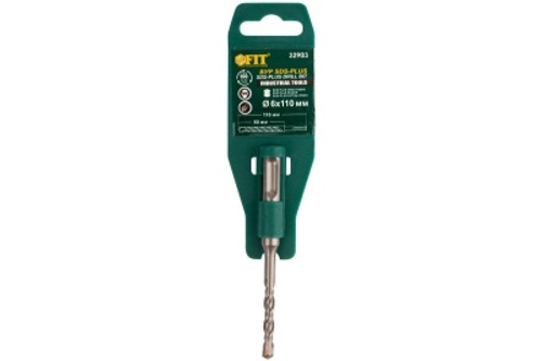 Бур по бетону SDS PLUS двойная спираль 6х110мм