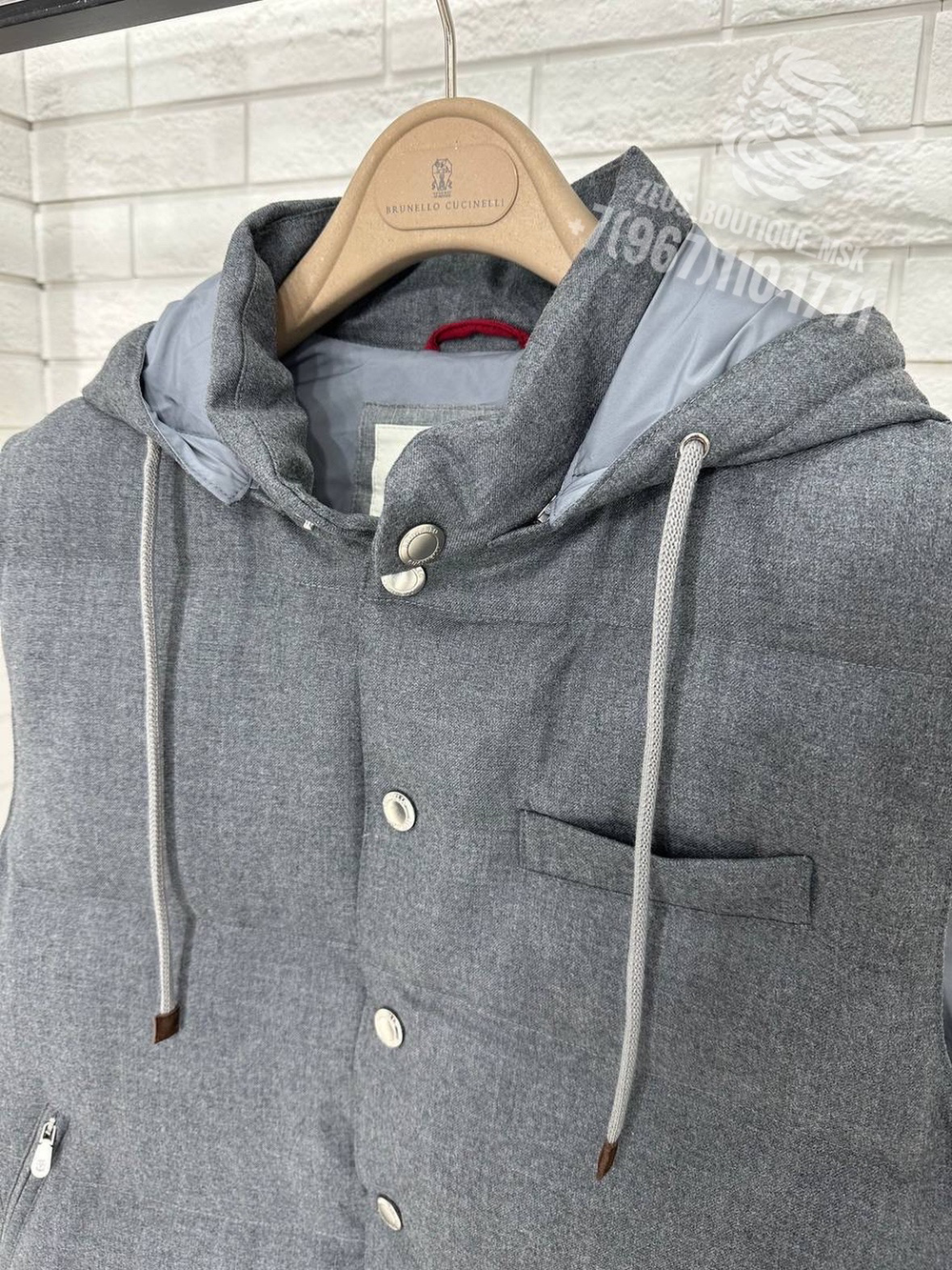 Пуховый жилет Brunello Cucinelli