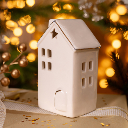 ФИГУРКА "ДОМИК" С LED-ПОДСВЕТКОЙ 7,3*6,3*12,8 СМ