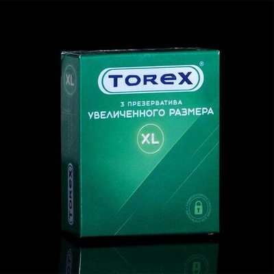 Презервативы «Torex» Увеличенного размера, 3 шт.(Россия)
