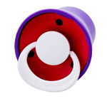 741138 Пустышка латексная классическая «Солнышко» с кольцом, в защитном колпачке, от 0 мес., ц