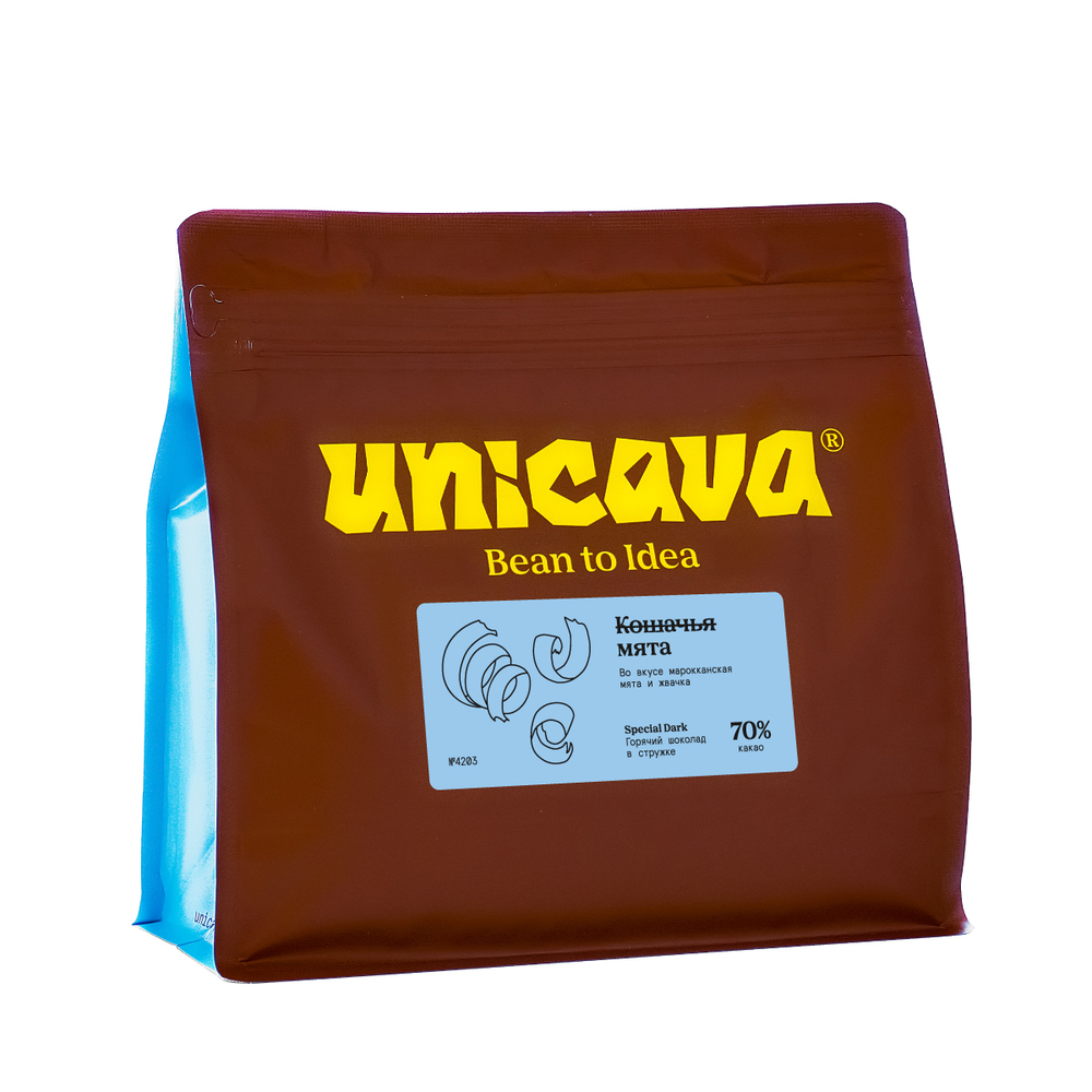 Кошачья мята, горячий шоколад 70 %