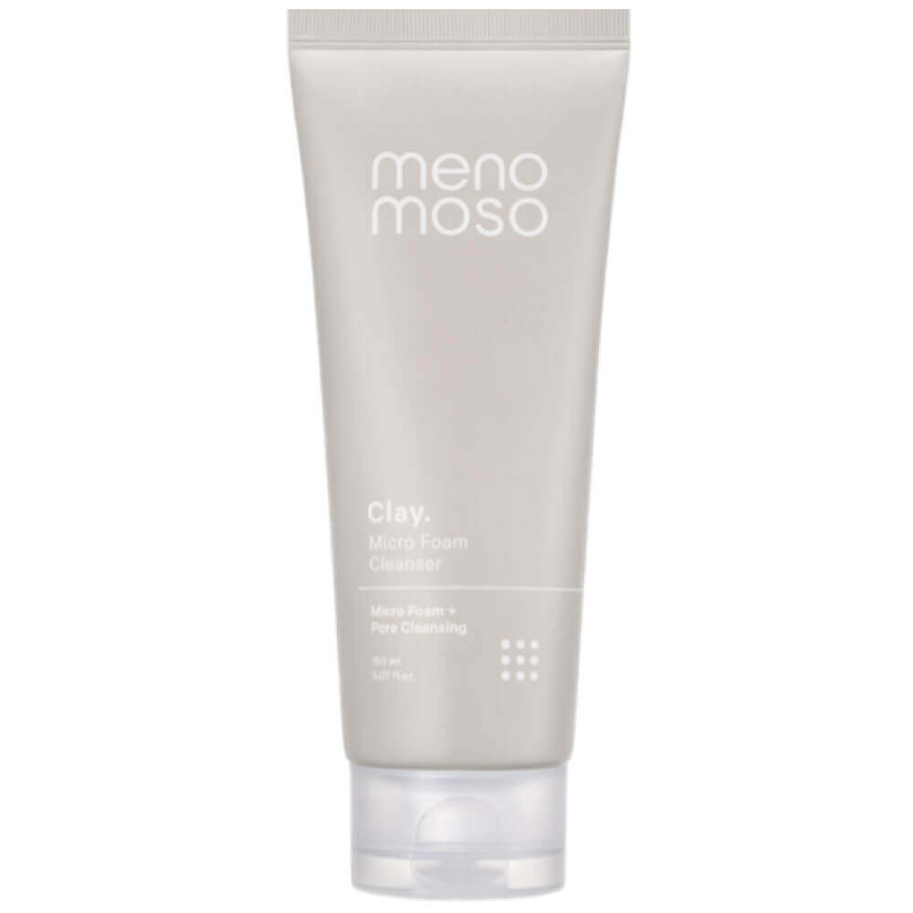 Пенка для умывания с белой глиной и углем MENOMOSO Clay Micro Foam Cleanser 150 мл