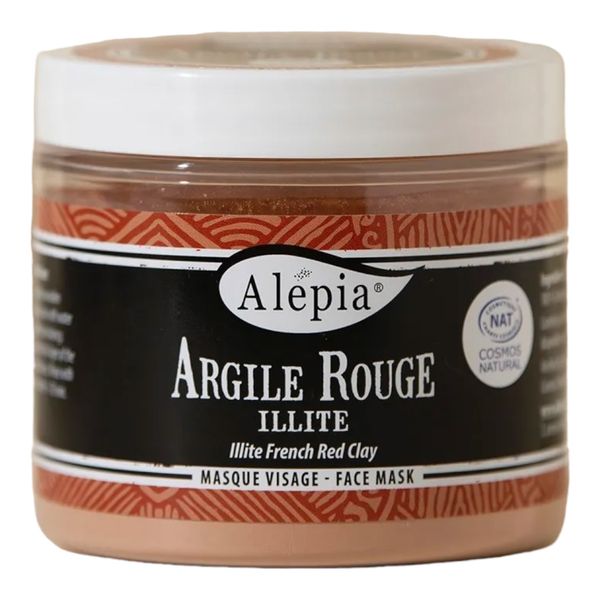 Французская красная глина Иллит для сухой и нормальной кожи, 150 г (Alepia)