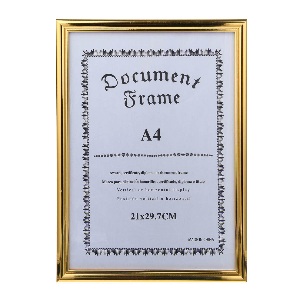 Фоторамка, A4 (21x29,7 см), пластик, 6 дизайнов