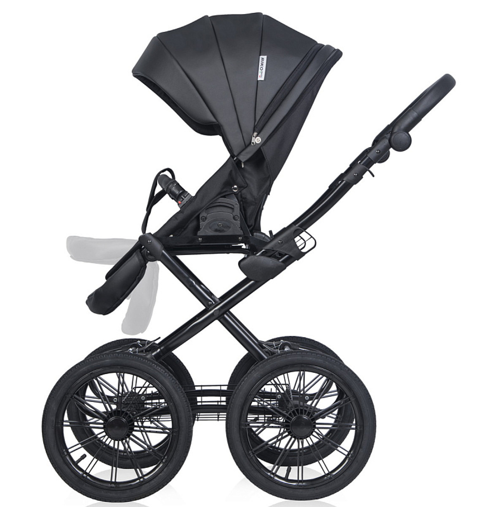 Коляска MONTANA X ECCO Prestige (2 в 1) (RIKO BASIC) 12 Black (черный)