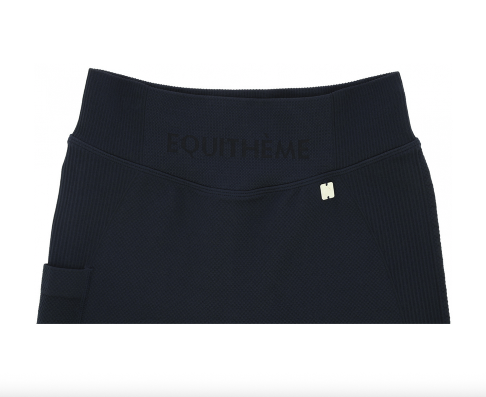 Леггинсы для верховой езды EQUITHÈME Acacia Navy Blue