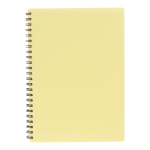 Тетрадь А5 80 л. клетка "Pastel Collection Yellow" с пласт.обложкой,на гребне (ПОЛИНОМ)