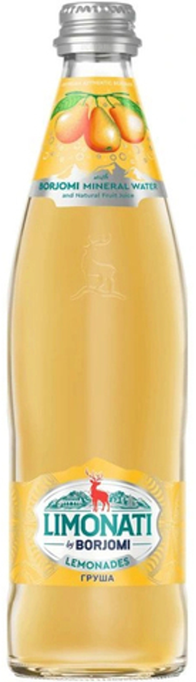 Газированный напиток Лимонати бай Боржоми Груша / Limonati by Borjomi Pear 0.5 - стекло