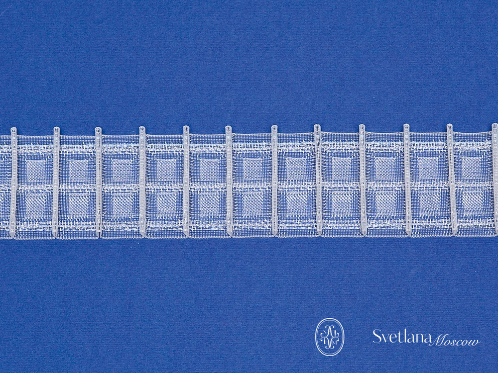 Шторная лента Bandex MOZART 1:2.0, карандашная складка, цвет прозрачный (ширина 50 mm)