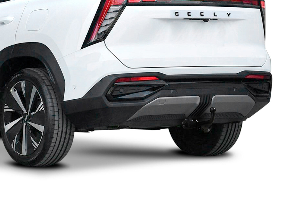 Фаркоп c электрикой Smart для Geely Atlas II поколение 2023-н.в., рынок РФ, шар A, 1200/75 кг, F.1915.001