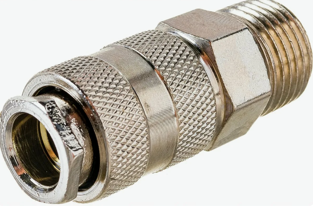 Быстросъем с Наружней резьбой 1/8 - "ёлочка" d-6мм а0524пр