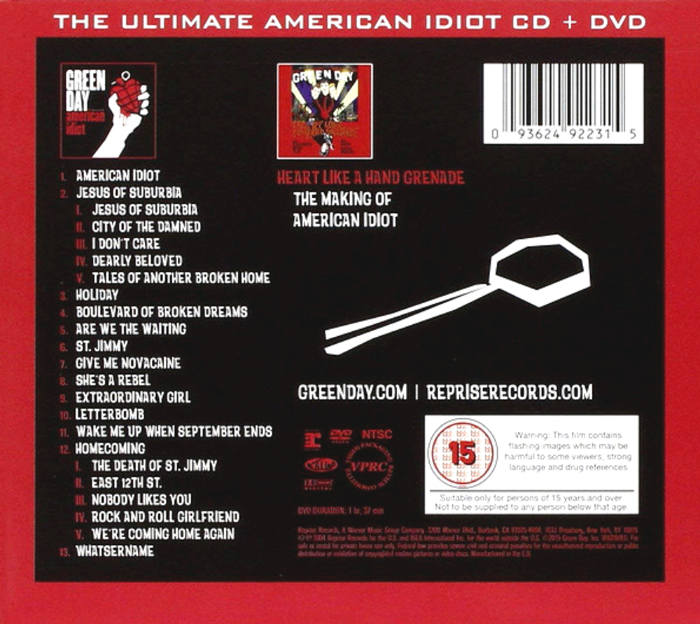 Green Day / The Ultimate American Idiot (CD+DVD)