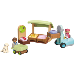 Playmobil - Junior Экологический лоток с вилочным тележкой 71691