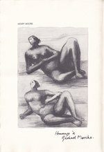 Оммаж Герхарду Марксу. Литографированное издание. Иллюстрации Генри Мура