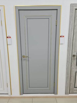 Межкомнатная дверь Сканди "Деканто" BARHAT LIGHT GREY (ЛАТУНЬ) (под заказ 45 дней)