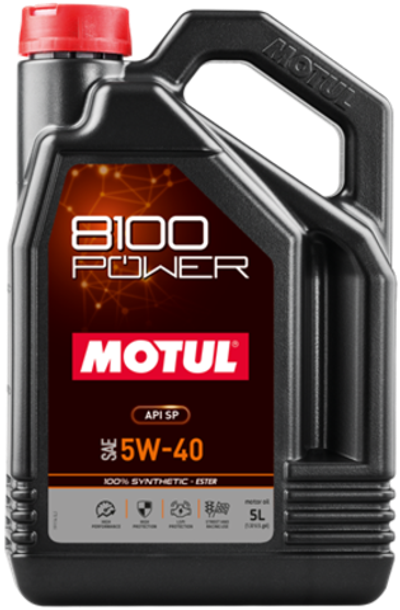 MOTUL 8100 POWER 5W40 (  5л) синтетическое моторное масло