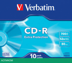 CD-R диск Verbatim Extra Protection Slim Case 10шт (43415)