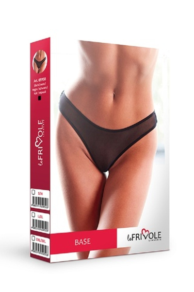 Трусики стринги из сетки Le Frivole черные S/M