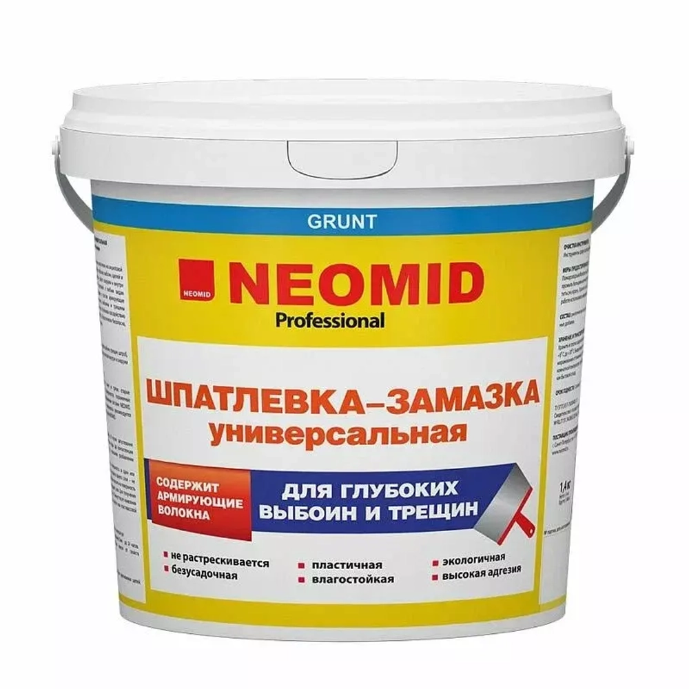 Шпатлевка по монтажной пене NEOMID