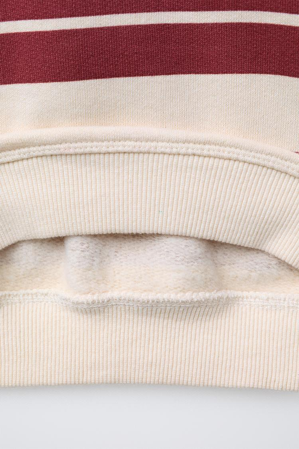 ZARA ТОЛСТОВКА В ПОЛОСКУ FELIX THE CAT ©, ЭКРЮ/ГРАНАТОВЫЙ