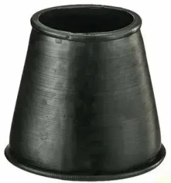 Манжета конусная 60*80 для соединения бачка и унитаза, черная СИМТЕК