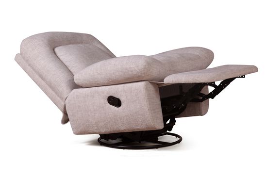 Кресло-реклайнер Клим, с функцией глайдера и вращением на 360 гр.