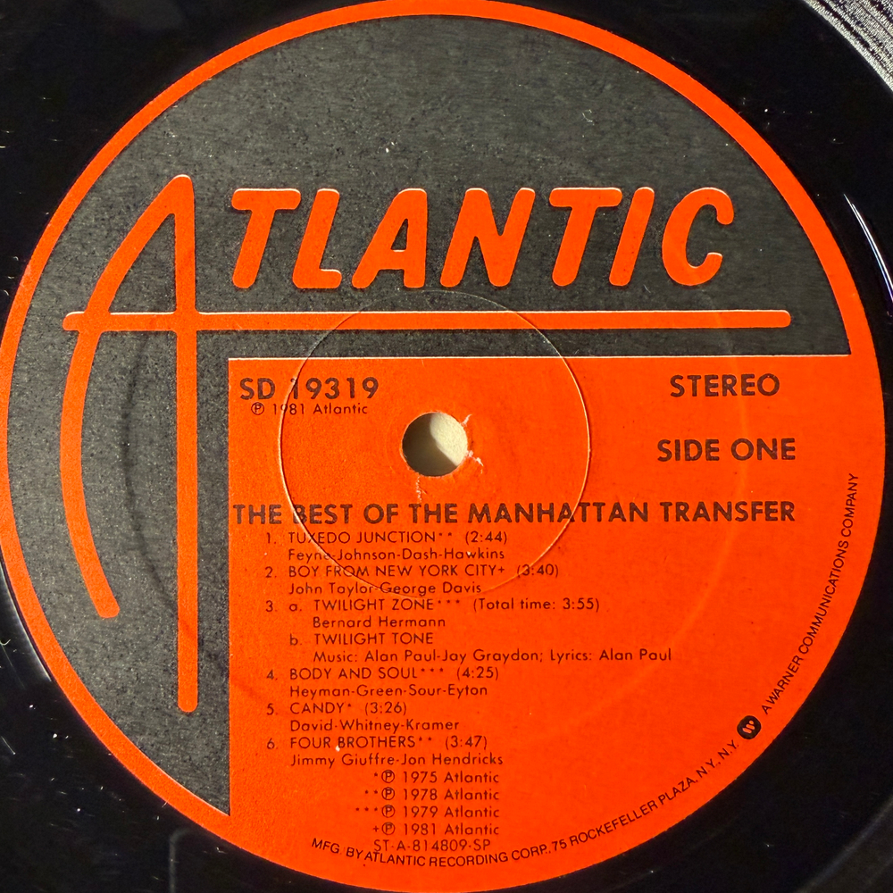 The Manhattan Transfer ‎– The Best Of The Manhattan Transfer (США 1981г.)