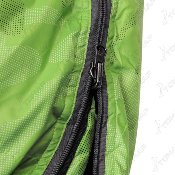 Спальный мешок пуховый PREMIER 210х80см (t-20C) зеленый (PR-SB-210x80-G)