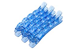 Зажим для волос пластиковый 10см